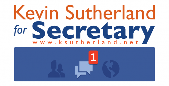 Kevin Sutherland for Secretary